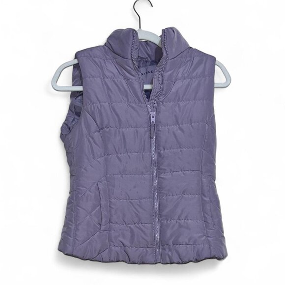 Purple Puffer Minimalist Layering Vest - Picture 2 of 2